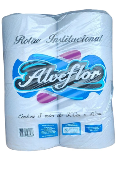 300M PAPEL HIG ROLÃO ALVEFLOR