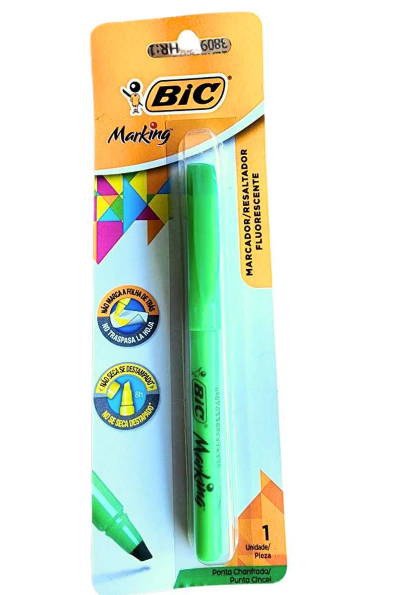 MARCA TEXTO BIC VERDE