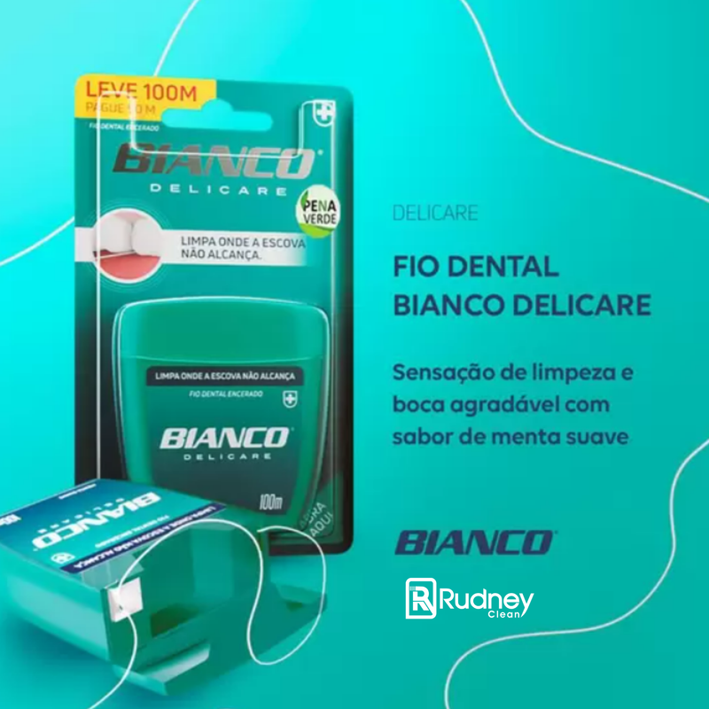 FIO DENTAL BIANCO DELICARE 100M