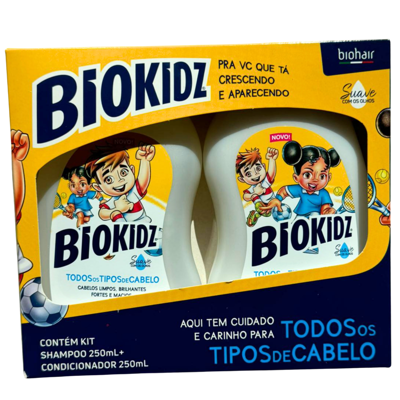 BIOKIDZ KIT SH/COND TODOS OS CABELOS 2X250ML