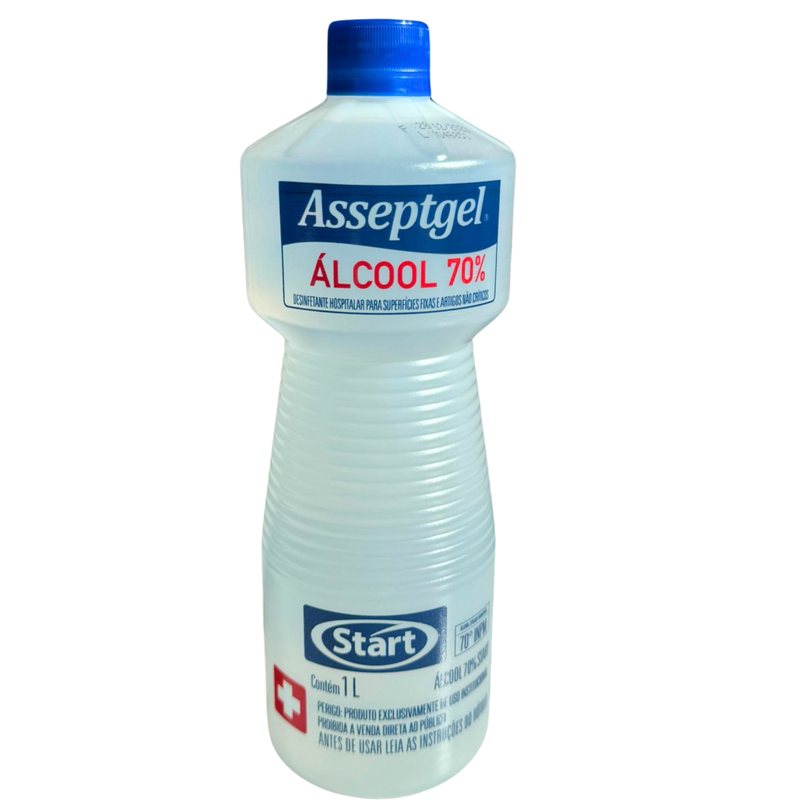 1 LT ALCOOL LIQUIDO 70% ASSEPTGEL/START