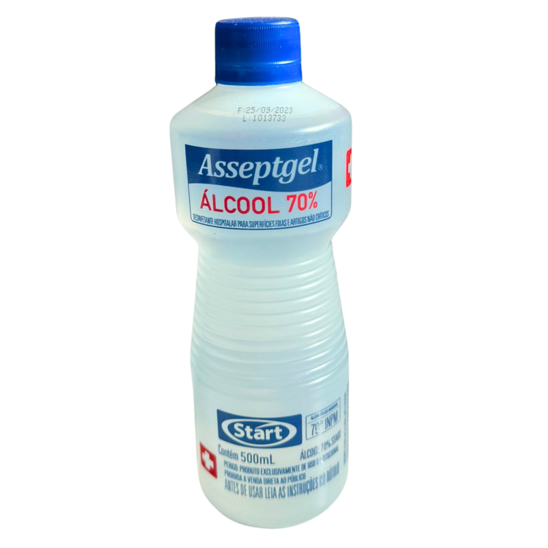 500ML ALCOOL LIQUIDO 70% ASSEPTGEL/START