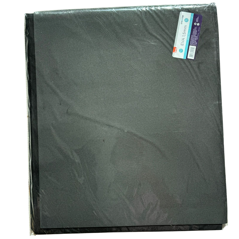 PAPEL EMB. EVA 40X48CM PRETO S/ GRITER