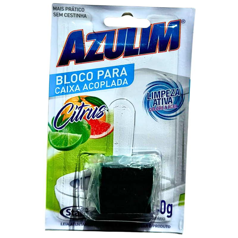 BLOCO SANIT CX ACOPLADA AZULIM CITRUS 50G