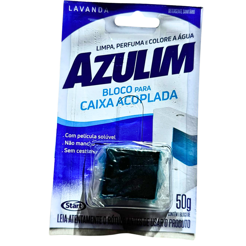 BLOCO SANIT CX ACOPLADA AZULIM LAVANDA 50G