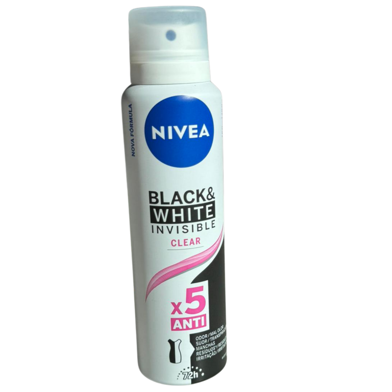 DESODORANTE AEROSOL NIVEA FEMININO BLACKEWHITE CLE