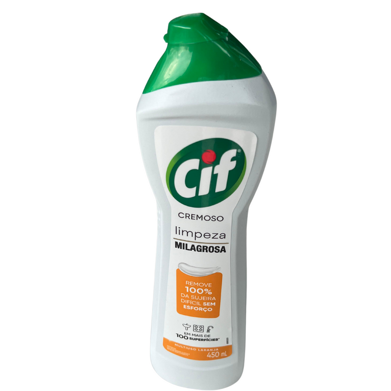 450ML CIF CREMOSO LARANJA