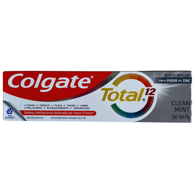 90G CREME DENTAL COLGATE TOTAL 12 CLEAN MINT