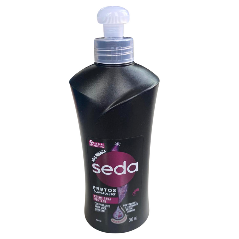 300ML CREME DE CABELO SEDA PRETOS LUMINOSOS