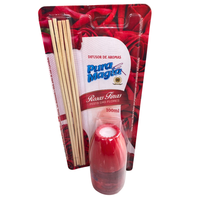 1000ML DIFUSOR DE AMBIENTES ROSAS FINAS PURA MAGIA