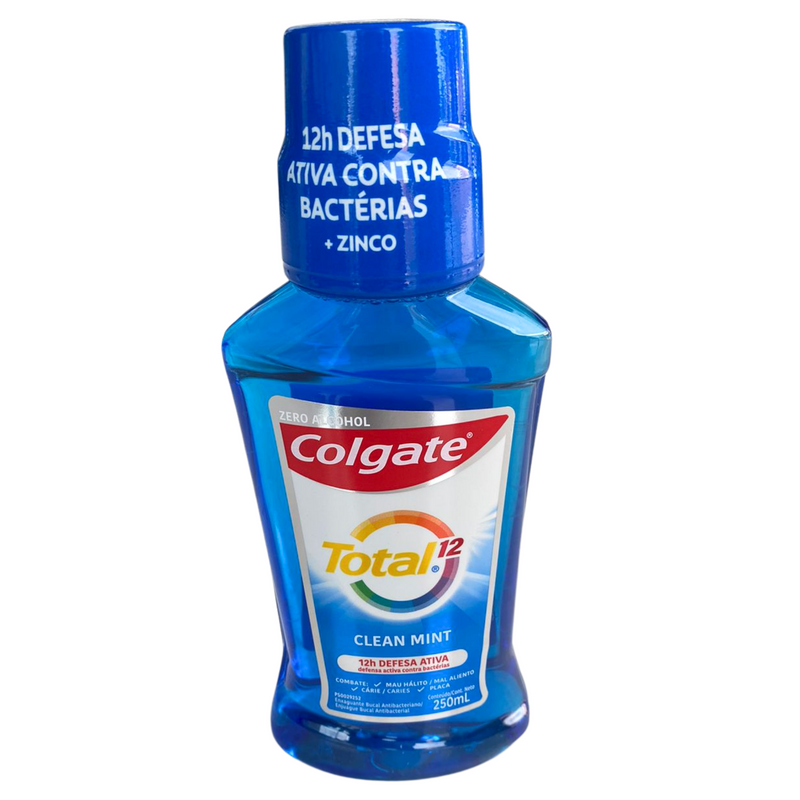 250ML ENXAGUANTE BUCAL COLGATE TOTAL 12 CLEAN MINT