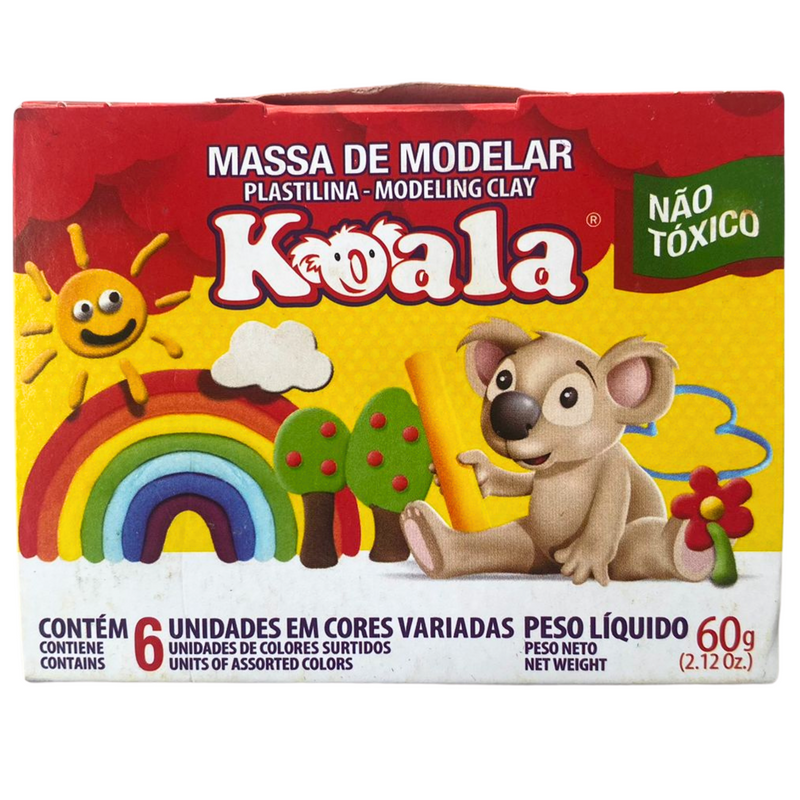 MASSA DE MODELAR C/ 6 UNIDADES