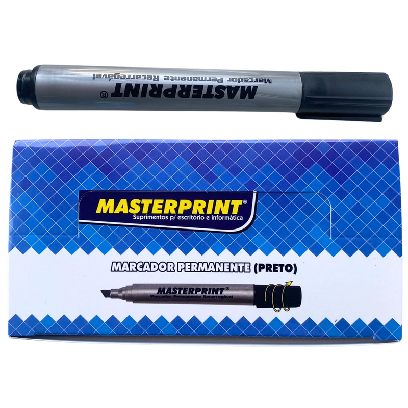 MP-616 PINCEL PERMANENTE PRETO MASTERPRINT