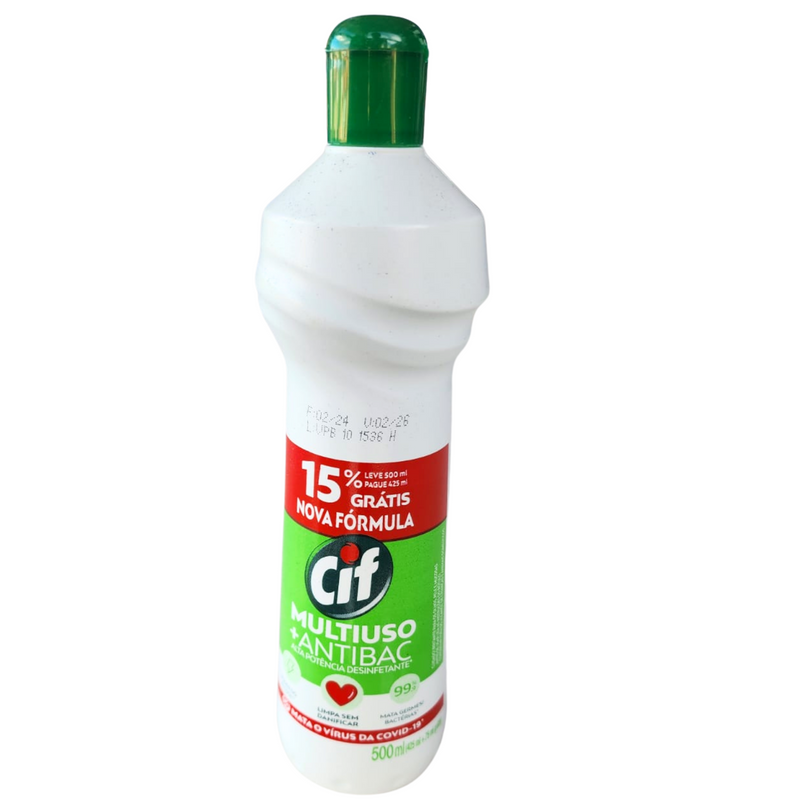 500ML CIF MULTIUSO + ANTIBAC  LIQUIDO