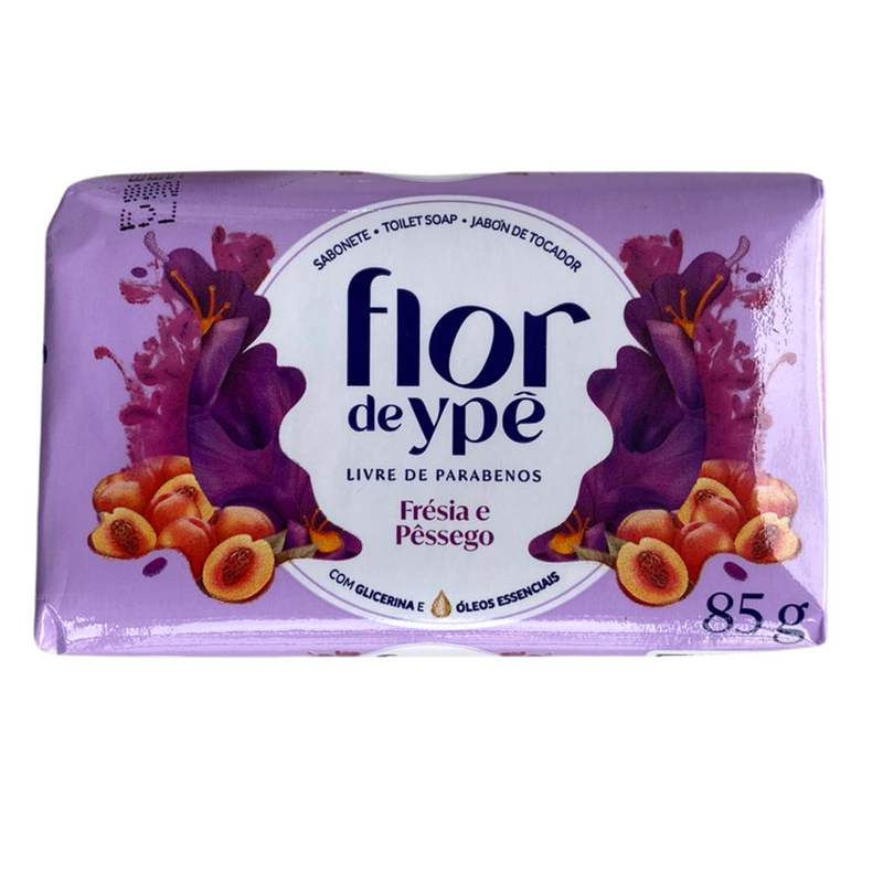 SABONETE FLOR DE YPE FLOR DE FRÉSIA E PÊSSEGO 85G