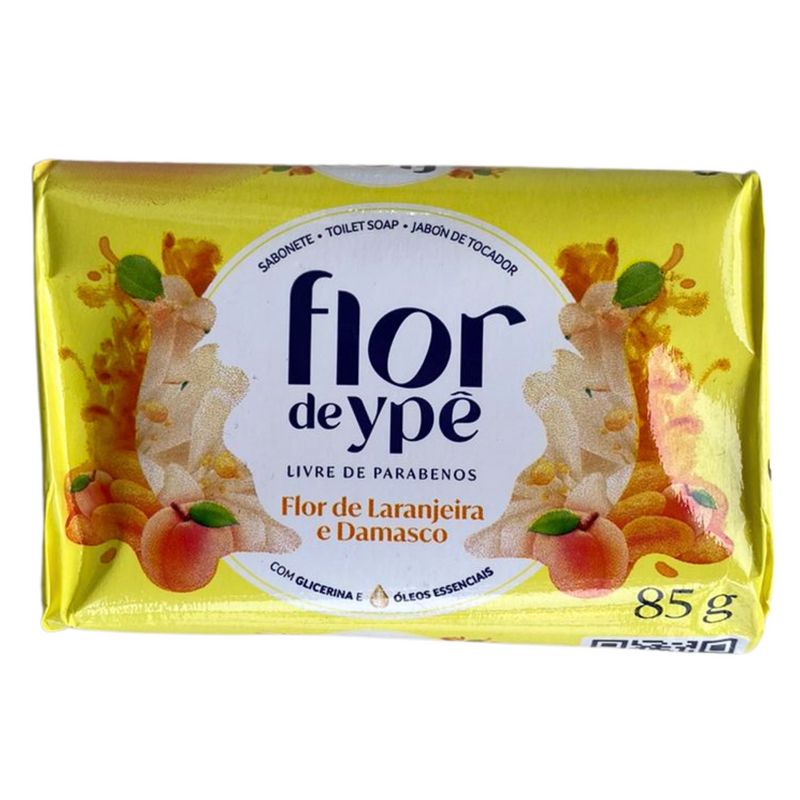 SABONETE FLOR DE YPE FLOR DE LARANJEIRA E DAMASCO 85G