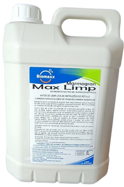 5LT Detergente Neutro Concentrado Max Limp